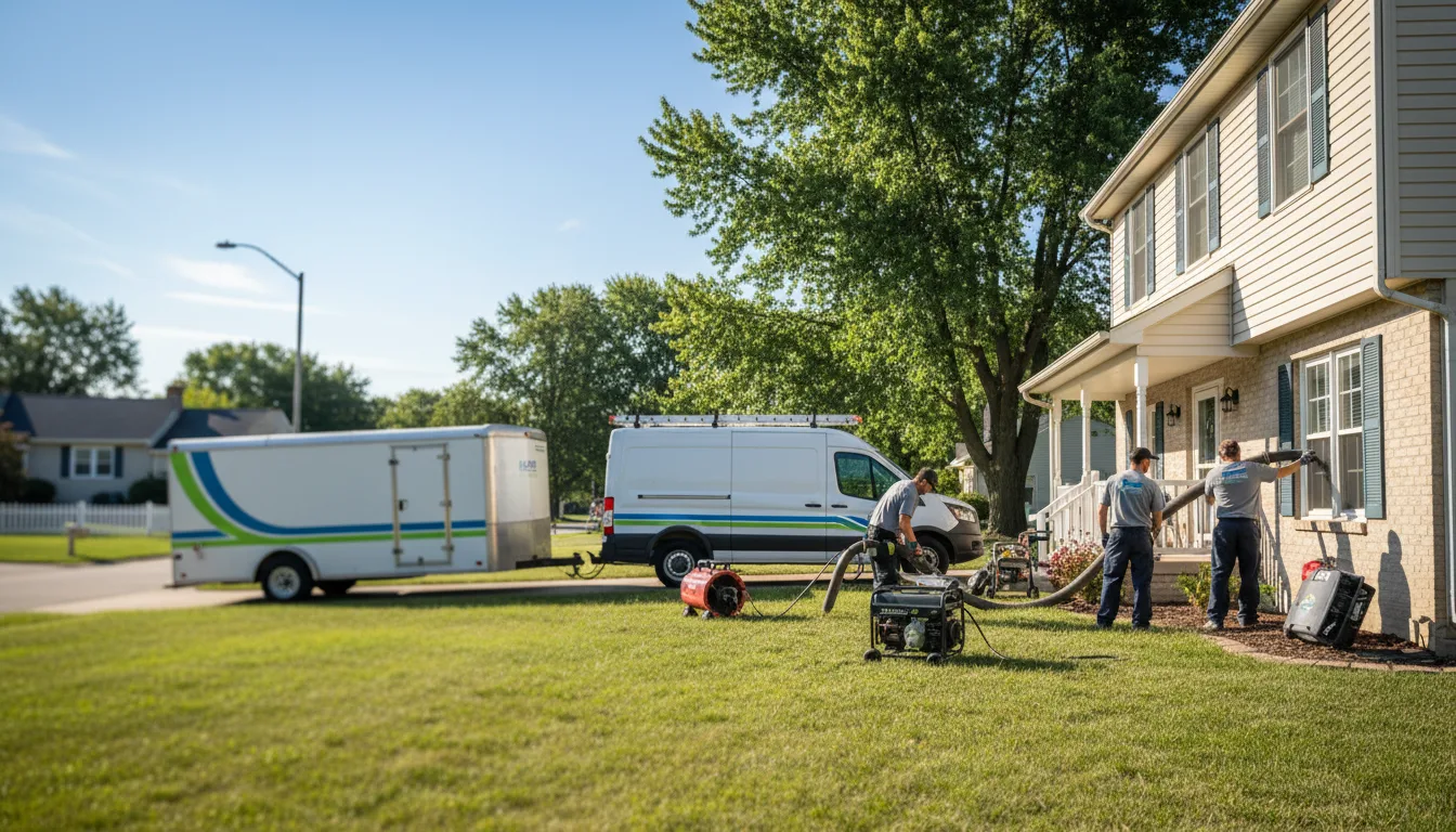 Flooded Basement Restoration And Cleanup With Repair in Lonedell, MO near me
